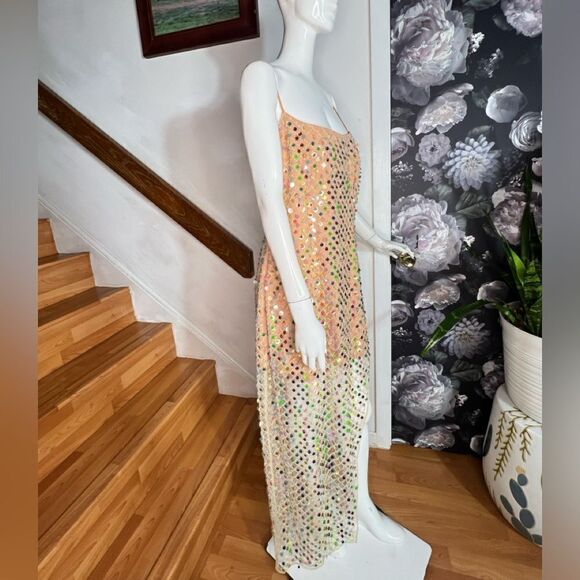 Free People Elliatt Cabana Embellished Midi-Dress/ size XL - Picture 10 of 14